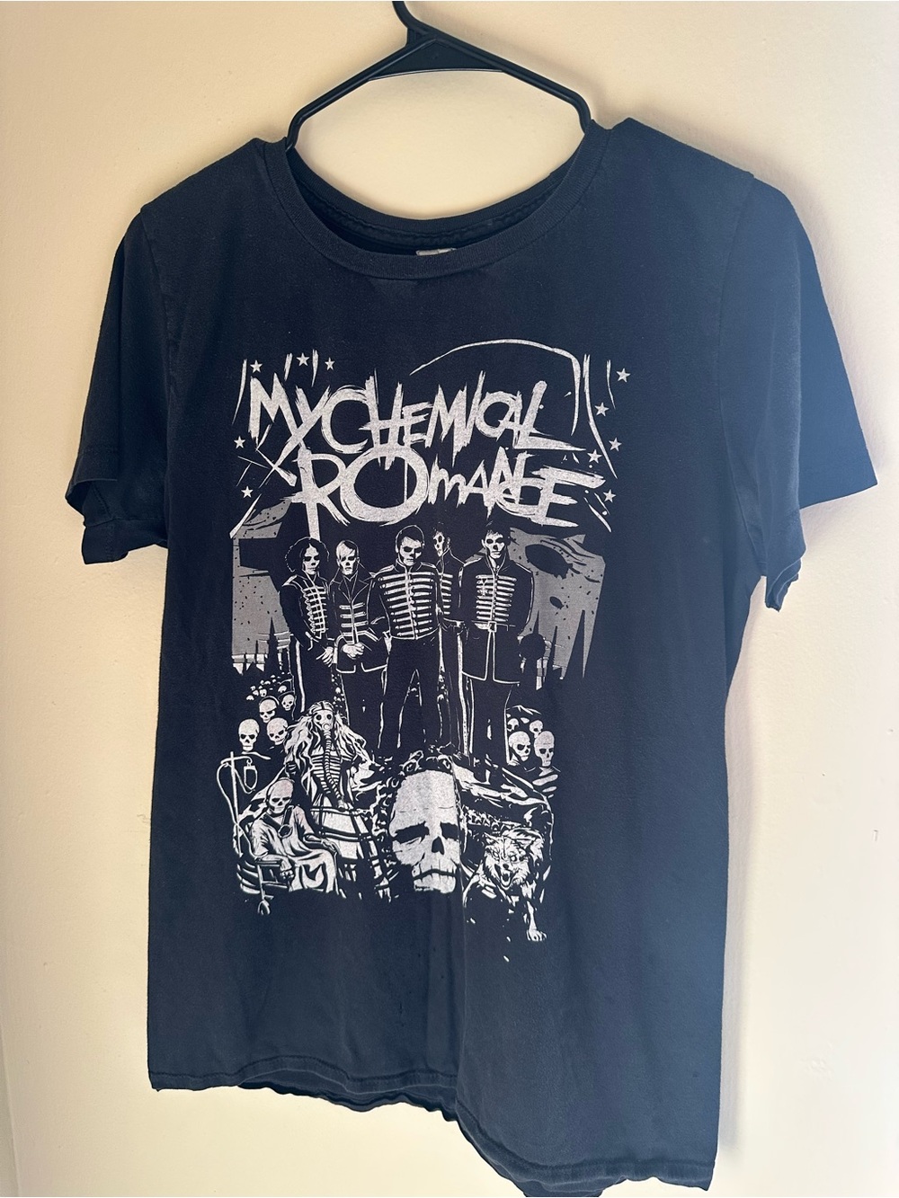 My Chemical Romance Shirt Size M Black Band Graphic Tee Emo Rock Punk Music
